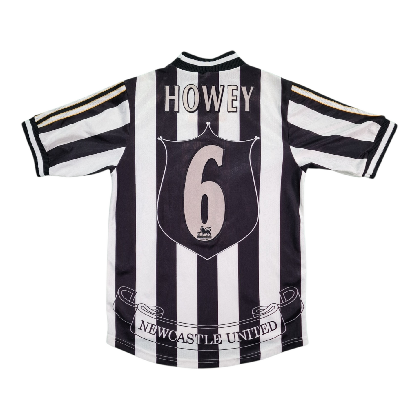 Newcastle United 1997/1999 Home Football Shirt 'Howey 6' (L Youth)