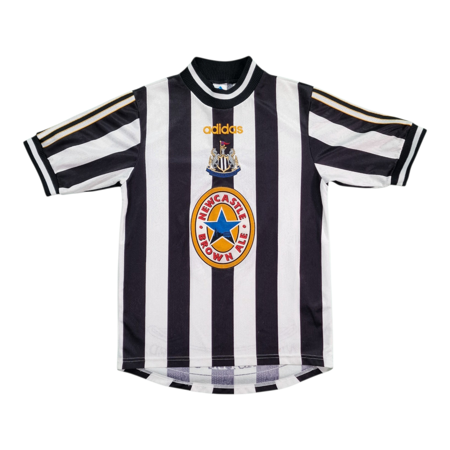 Newcastle United 1997/1999 Home Football Shirt 'Howey 6' (L Youth)