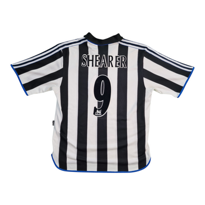 Newcastle United 1999/2000 Home Football Shirt 'Shearer 9'(XL)