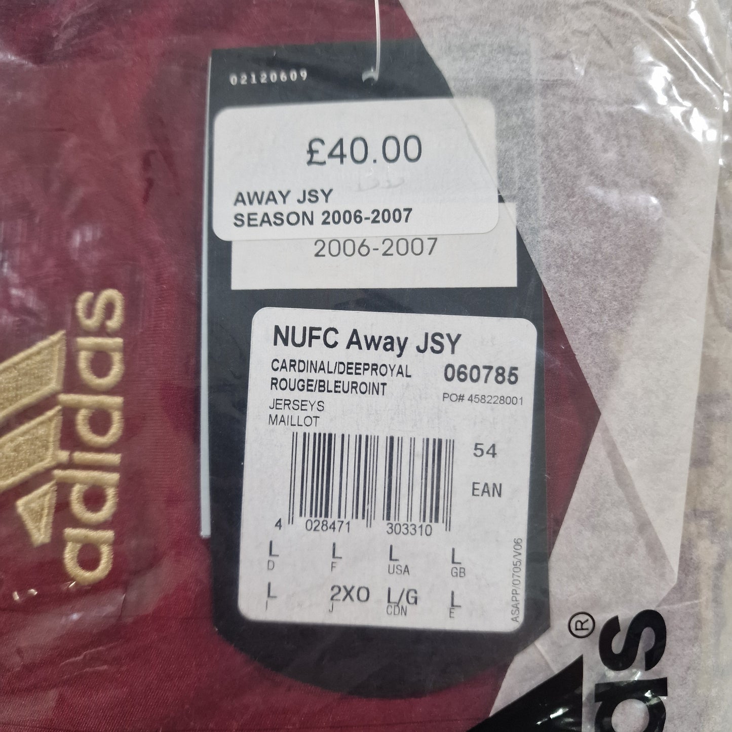 Newcastle United 2006/2007 Away Shirt BNWT (L)