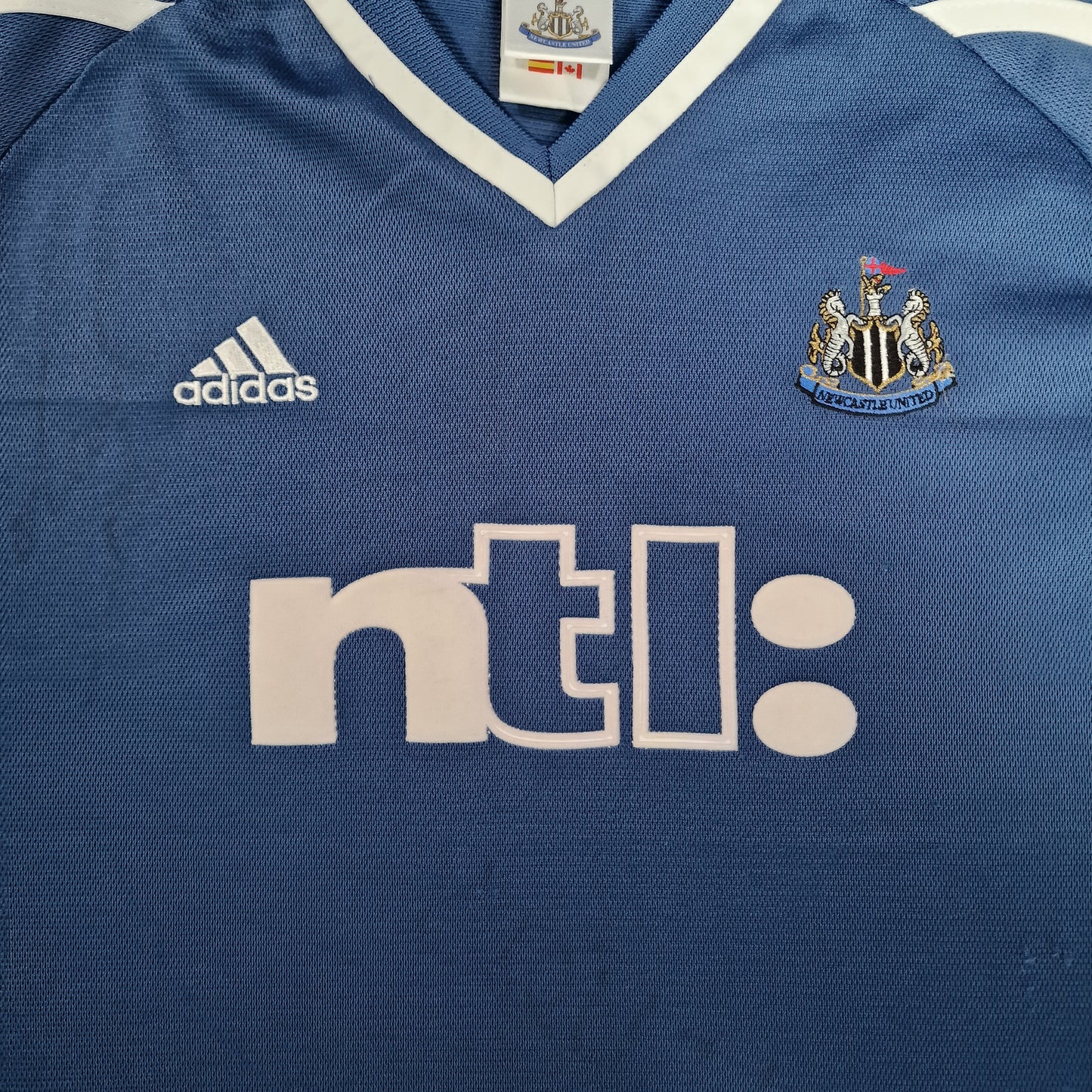 Newcastle United 2001/2002 Away Football Shirt (L Youth)