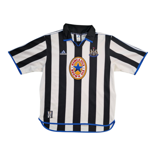 Newcastle United 1999/2000 Home Football Shirt 'Shearer 9'(XL)