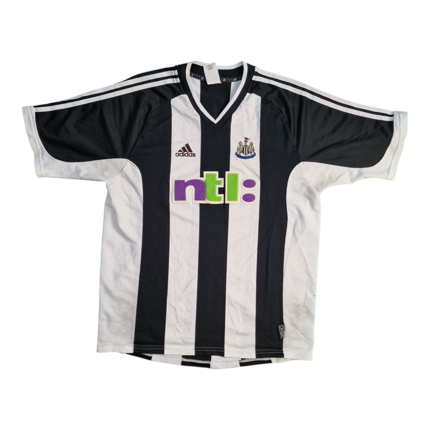 Newcastle United 2001/2003 Home Football Shirt 'Shearer 9' (L)
