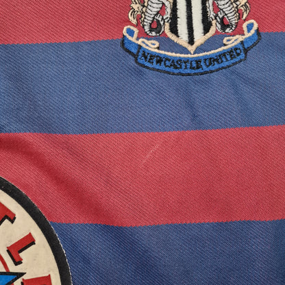 Newcastle United 1995/1996 Away Football Shirt 'Ginola 14'(XL)
