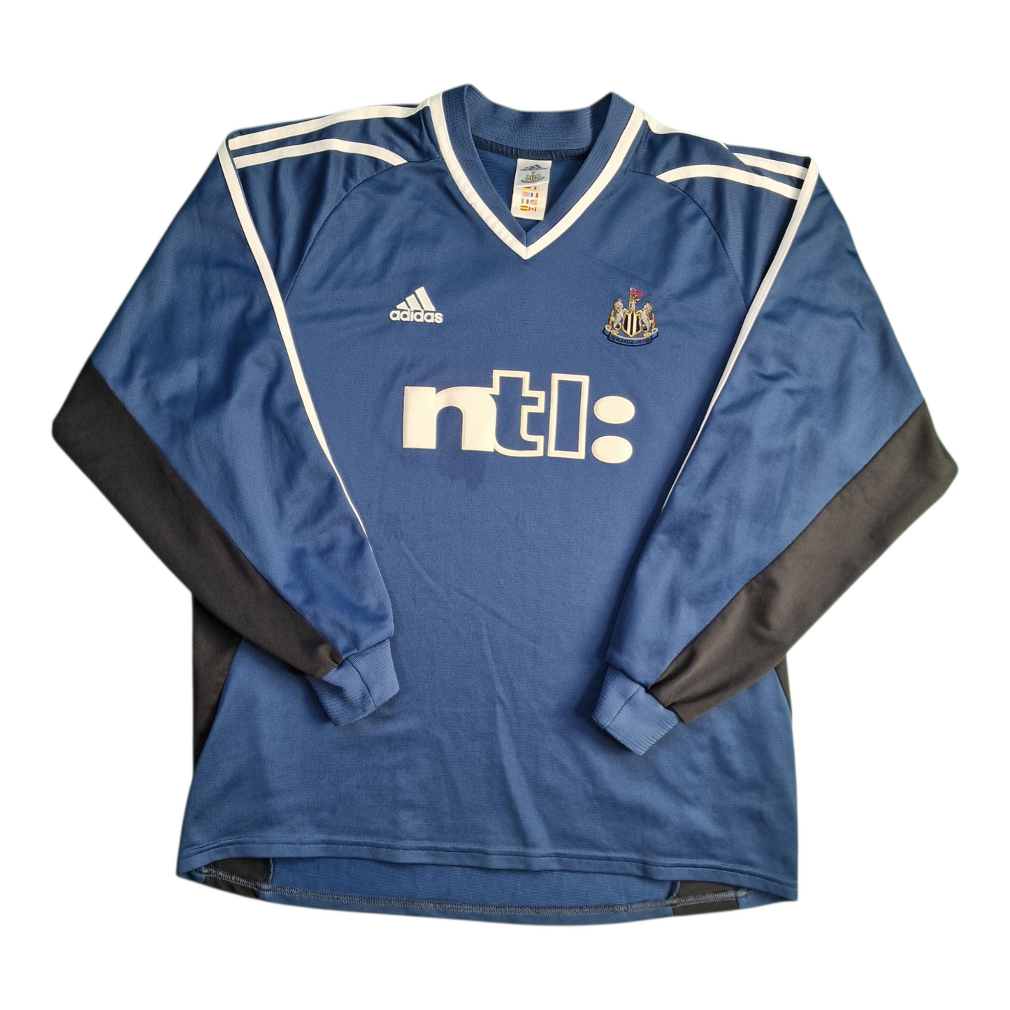 Newcastle United 2001/2002 Away Long Sleeved Football Shirt (XL)