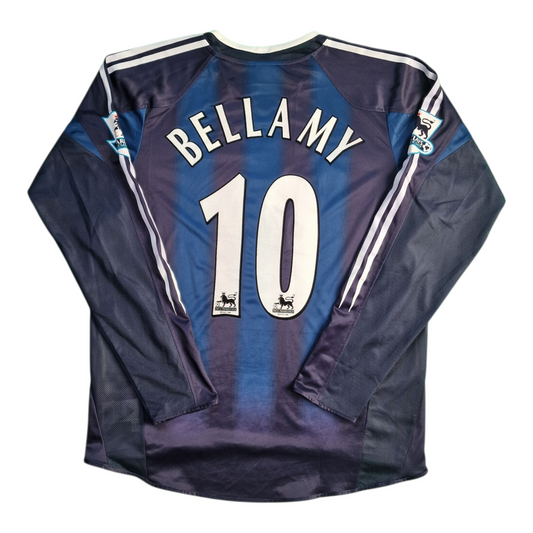 Newcastle United 2004/2005 Away Long-Sleeved Shirt 'Bellamy 10' (L)
